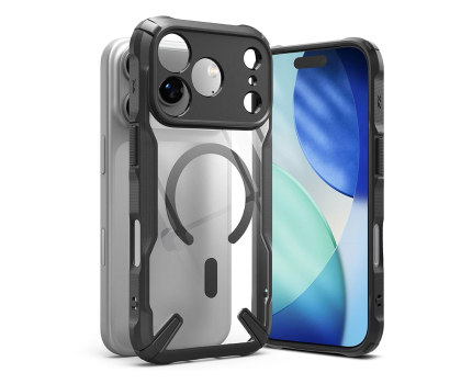 Etui / obudowa na smartfona Ringke Fusion X Magnetic Magsafe do Iphone 17 Pro Max Black